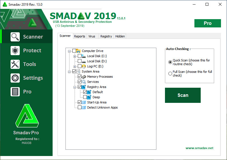 برنامج Smadav 2019 Rev 13 0 1 Serial Key Crack Pro Version