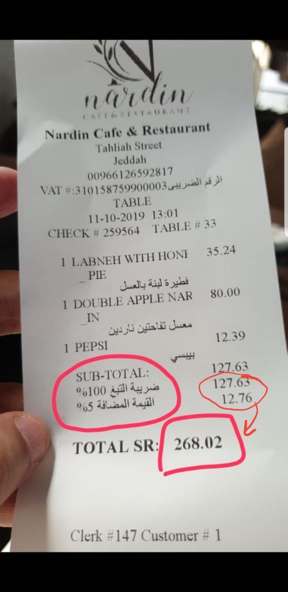 مطاعم ومقاهي تبدأ تطبيق نظام ضريبة التبغ والبالغة نسبتها 100 ٪ - هوامير البورصة السعودية